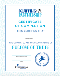 Purpose of the PF Certificate