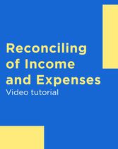 Reconciling of Income and Expenses
