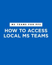 How to Access Local MS Teams
