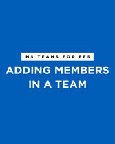 Adding Members in a Team